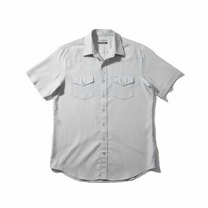 Karman Silver Collection Western Pearl Snap Short Sleeve Shirt